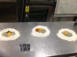 100 g of Flour, One Egg,  add Color Equals $$$$$